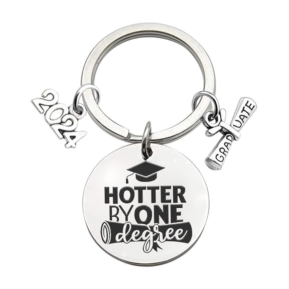 MOQIN 2024 Graduation Gifts Keychain for Women Him 2024 Keychain for Her Men Student High School Jewelry Present Boy Girl Grads Graduation Party Decoration