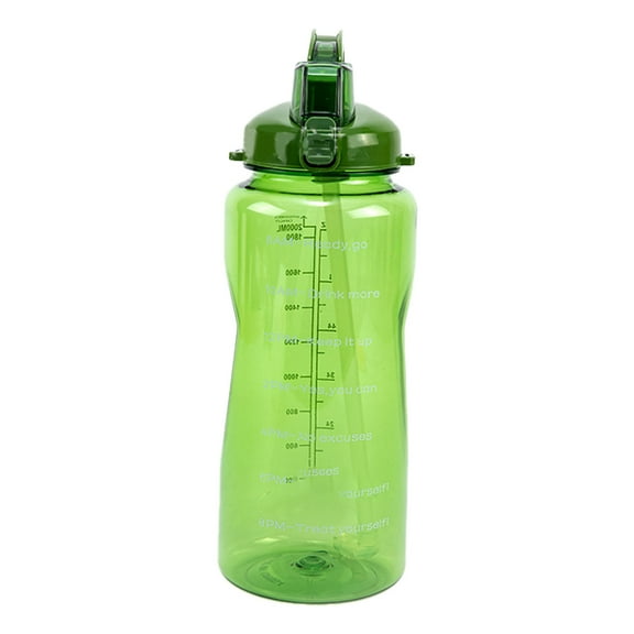 MOQIN 2200ML Outdoor Sports Water Bottle - Leakproof Hiking/Camping Hydration Jug with Handle,BPA Free Fitness 77oz Sports Water Jug,Ensure You Drink Enough Water Daily for Gym Outdoor Sports