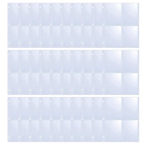 MOQIN 30 Pack 4 Pocket Page Protector,Double Side Card Sleeves Binder Sheets,Trading Card Binder Sleeves for 3 Ring Binder,Sheets Standard Size Cards,Card Sleeve Pages for Pokemon,Kpop Cards