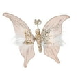 thumbnail image 1 of MOQIN 3D Christmas Glitter Butterflies Ornaments White Feather Butterfly with Glitters Clip on Artificial Butterflies Decorations for Christmas Tree Wreaths Wedding Birthday,12"(Red White Pink), 1 of 4