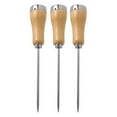 thumbnail image 1 of MOQIN 3pcs Ice Pick for Breaking Ice, Stainless Steel Ice Pick with Wooden Handle and Sheath Kitchen Tool, for Bars Restaurant Home Bartender Picnics Camping, 1 of 7