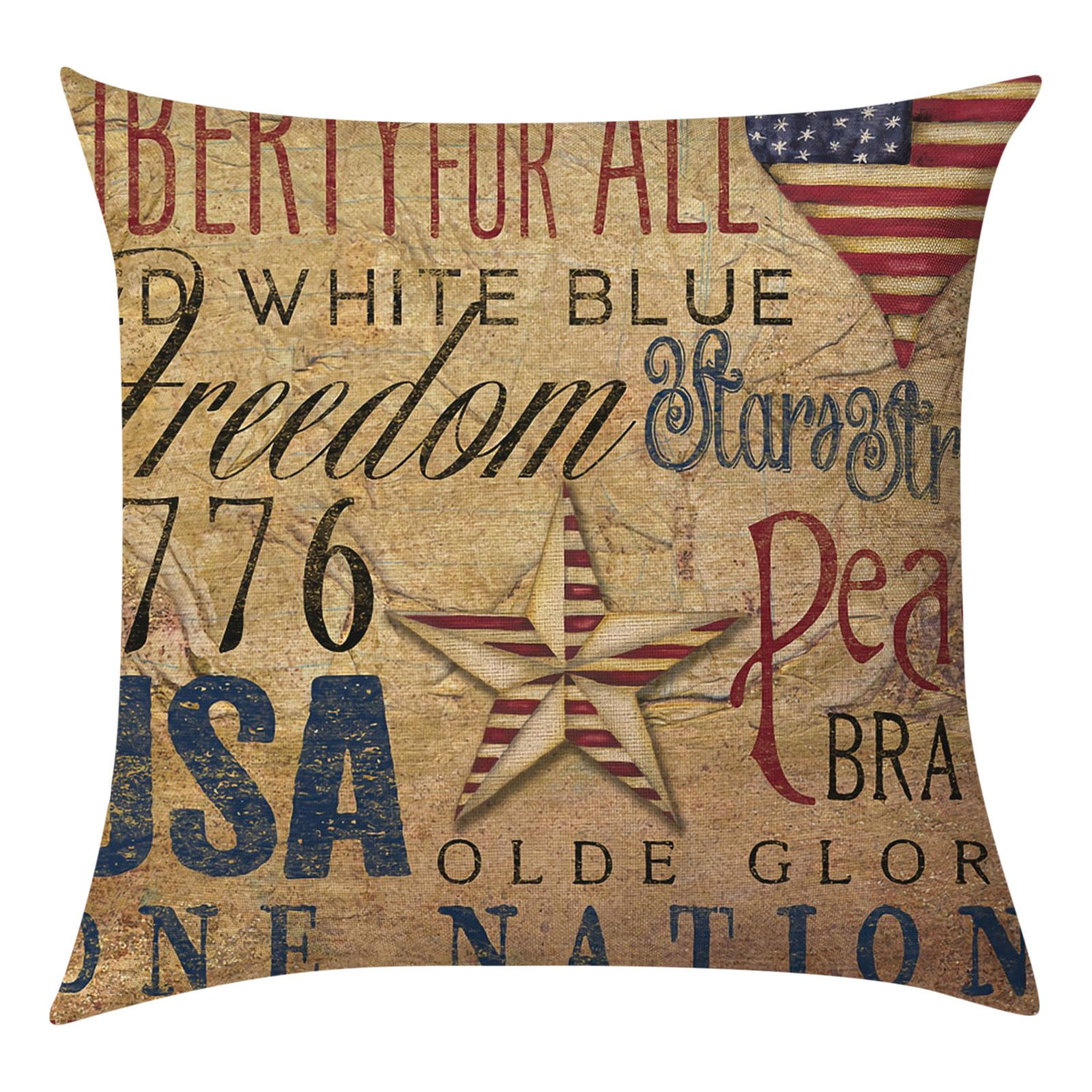 MOQIN 4th of July Decorations Pillow Covers 18x18 inch, Independence