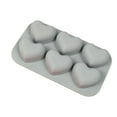thumbnail image 1 of MOQIN 6 Holes Heart Shaped Silicone Mold For Chocolate Cake Jelly Pudding Handmade Soap Mould Candy Making,Suitable for Ice Cube Mold, Chocolate Mold, Valentines Silicone Molds, 1 of 1