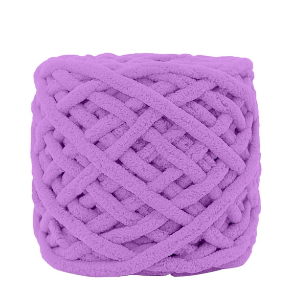 MOQIN 8 Skeins Chunky Chenille Yarn - Bulky Thick Fluffy Yarn for Knitting, Super Bulky Chunky Yarn for Hand Knitting Blanket, Soft Plush Yarn for Weaving Sweater Shawl Scarf Gloves DIY Craft