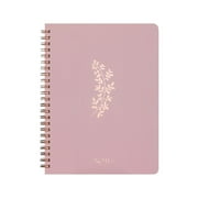 MOQIN Aesthetic Spiral Notebook Journal For Women - Cute Abstract 8.2" x 6.5" College Ruled Notebook With Large Pockets, Lined Pages and Hardcover