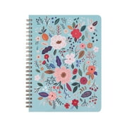 MOQIN Aesthetic Spiral Notebook Journal For Women - Cute Abstract 8.2 x 6.5 College Ruled Notebook With Large Pockets, Lined Pages and Hardcover