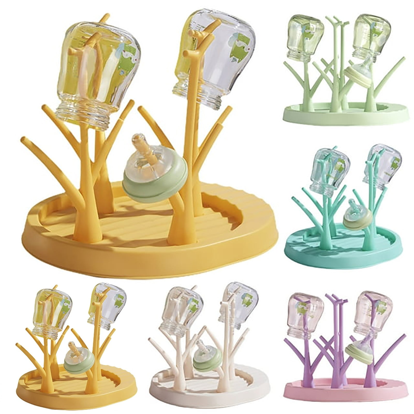 New Baby Feeder Drying Rack Can Hold Upto 6 Bottles Or Feeders
