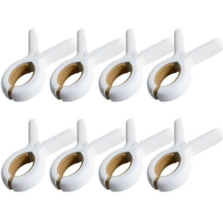 MOQIN Beach Towel Clips for Beach Chairs Cruise, Strong Grip Clothes Pins Non-Slip Pool Chair Clips Plastic Quilt Drying Clip for Laundry Towel Clothes Blankets Set of 8