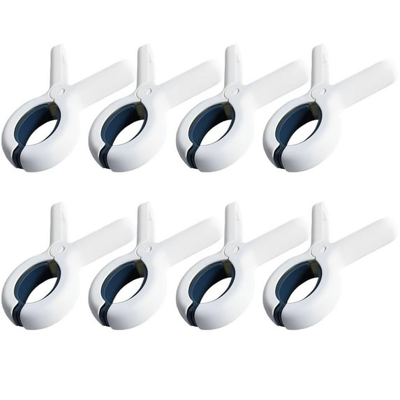 MOQIN Beach Towel Clips for Beach Chairs Cruise, Strong Grip Clothes Pins Non-Slip Pool Chair Clips Plastic Quilt Drying Clip for Laundry Towel Clothes Blankets Set of 8
