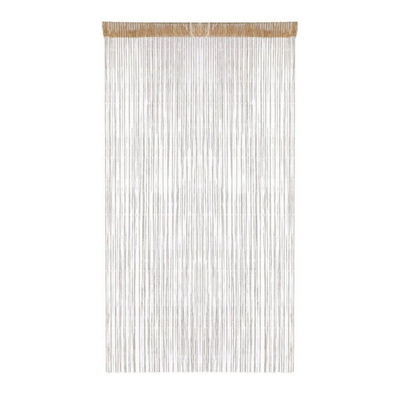MOQIN Beaded Door Curtain with Long Tassels – 200x100cm Lightweight Decorative Anti-Mosquito Screen for Doors/Windows, Boho Room Divider,Room Divider Blind Divider Tassel Screen Home