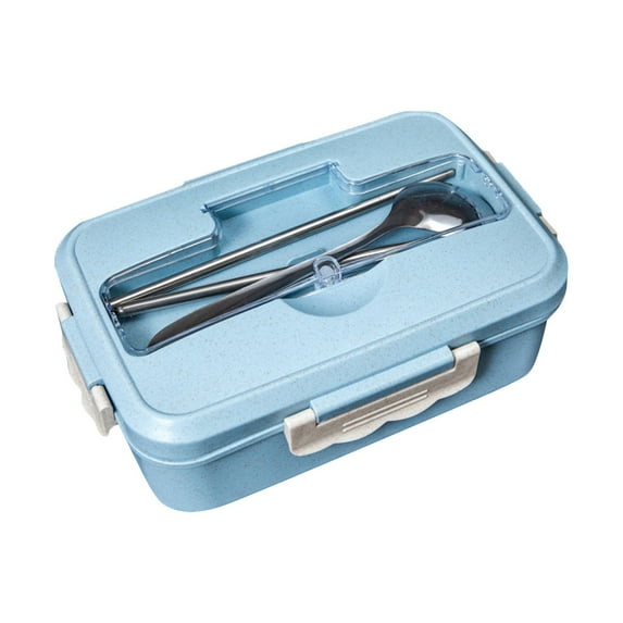 MOQIN Bento Box Adult Lunch Box, Bento Lunch Containers for Adults, Modern Minimalist Design Bento Box with Utensil Set, Leak-Proof Lunchbox Bento Box