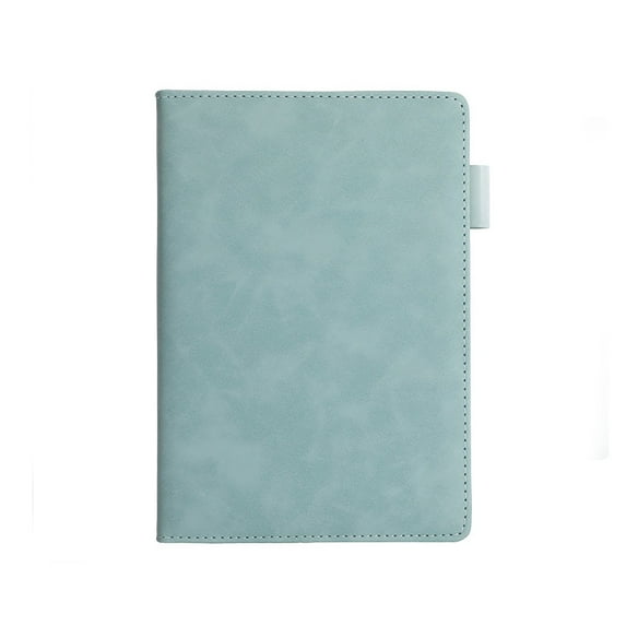 MOQIN Blank Journal Notebook for Women Men, 260 Pages College Ruled Notebook, A5 Hardcover Leather Journals for Writing, Meeting Minute Book, 5.7x8.3 In (A6: 5.5x4.1",192 Pages)