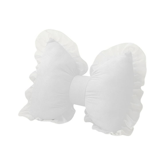 MOQIN Bow Pillow Bow Shaped Pillow Decorative, Bow Pillow Lace Bowknot Throw Pillow, Lumbar Pillow Home Decorative，Cute Bow Shaped Pillows for Sofa Couch Bed Living Room Bedroom
