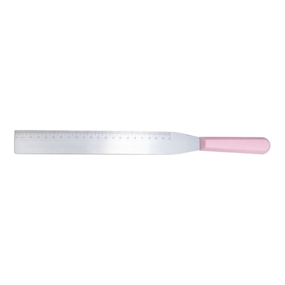 MOQIN Cake Spatula Straight Icing Spatula, Stainless Steel Cake Spatula with Sturdy and Durable Handle Cake Decorating Spatula - Multi purpose Use for Home, Kitchen or Bakery,12" 14"