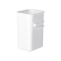 MOQIN Clear Plastic Fridge Side Door Storage Box, Mini Organizer Bins for Refrigerator, Cabinet, Pantry, Multi Purpose Storage for Small Items, Fruits, Vegetables