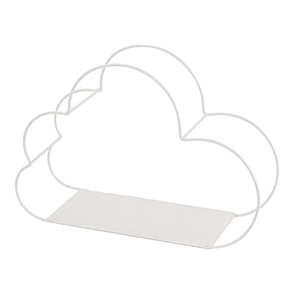 MOQIN Cloud Floating Shelves for Wall Gold Metal and Wood Wall Mounted Shelves Small Wall Hanging Shelves for Bedroom Bathroom Kitchen Living Room Decor