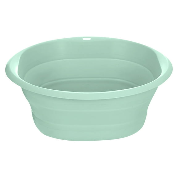 MOQIN Collapsible Dish Tub, Collapsible Basin Bucket Portable Sink-Outdoor Multiuse Foldable Sink Tub Wash Dish Basin for Kitchen Sink Camping
