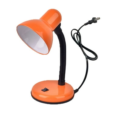 MOQIN Desk Lamp, Adjustable Goose Neck Table Lamp, Eye-Caring Study Desk Lamps for Bedroom, Study Room and Office Kids Table Lamp Energy Saving Clamp Table Lamp