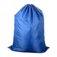 thumbnail image 1 of MOQIN Drawstring Bag String Bag,Blue Heavy Duty String Drawstring Backpack Bags for Packaging Organizing Moving and Express Luggage Bag,Nylon Cinch and Ditty Pouch -40" x 30", 1 of 1