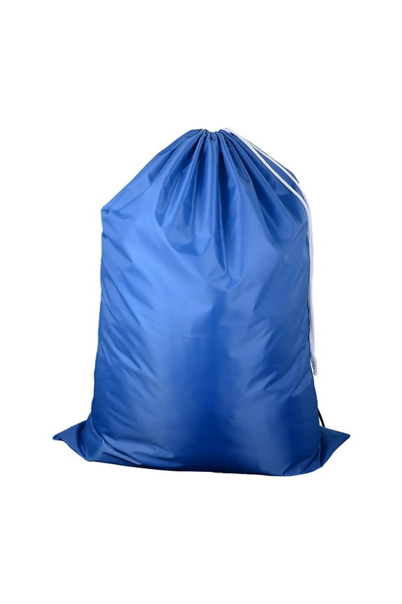 MOQIN Drawstring Bag String Bag,Blue Heavy Duty String Drawstring Backpack Bags for Packaging Organizing Moving and Express Luggage Bag,Nylon Cinch and Ditty Pouch -40" x 30"