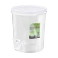 thumbnail image 1 of MOQIN Drink Dispenser for Fridge, Beverage Liquid Drink Container for Party, 1 Gallon, Cold Water Pitcher Lemonade Stand Juice Jug with Spigot, 1 of 7