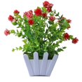 thumbnail image 1 of MOQIN Fake Plants Small, Artificial Potted Flowers Mini Artificial Plants with Flowers for Home Office Bedroom Decor Indoor Farmhouse Tabletop Decor, 1 of 3