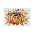 thumbnail image 1 of MOQIN Fall Thanksgiving Placemats, 12x18 Inch Orange Vintage Pumpkin Maple Leaf Decorative Autumn Harvest Seasonal Farmhouse Table Mat for Kitchen Dining Indoor Home Party Decoration, 1 of 7
