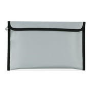 MOQIN Fireproof & Water-Resistant Document Bag   11 x 6.7-inch Pouch for Legal Documents & Valuables-Zippered Protection   Back to School Supplies