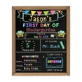 thumbnail image 1 of MOQIN First Day and Last Day of School Chalkboard Sign, Reusable Wooden 1st Day of Preschool/Kindergarten Photo Props,10 x 12 Inch Back to School Decorations, 1 of 8