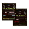 thumbnail image 1 of MOQIN First Day and Last Day of School Chalkboard Sign, Reusable Wooden 1st Day of Preschool/Kindergarten Photo Props,10 x 12 Inch Back to School Decorations, 1 of 9