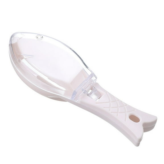 MOQIN Fish Scaler with Knife,Fish Scaler Remover,Fish Scales Scraper with Lid Cover,Fish Scale Planer Tool Fish Scaler Fillet Knife Fish Cleaning Tool