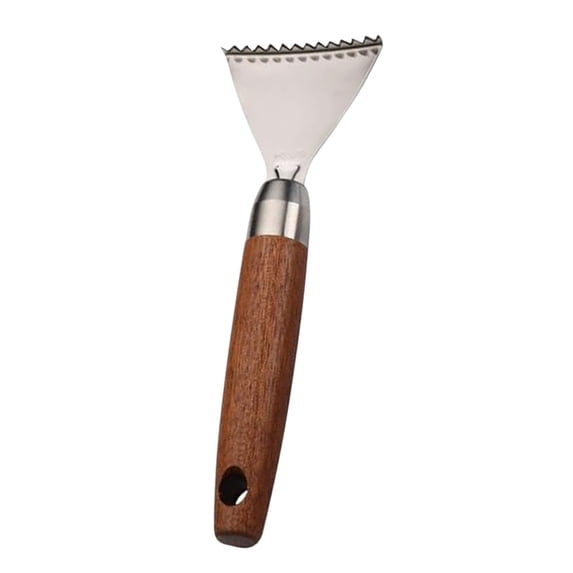 MOQIN Fish Scaler Remover Fish Scaler Brush Stainless Steel Sawtooth Scarper Remover Portable Fish Scale Remover Fish Descaler Tool