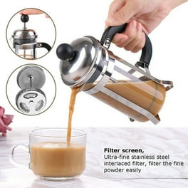 Mini French Press Coffee Maker for Hot Cold Brew Camping Safe 12 oz Heat Resistant Rust Free Dishwasher Safe Walmart