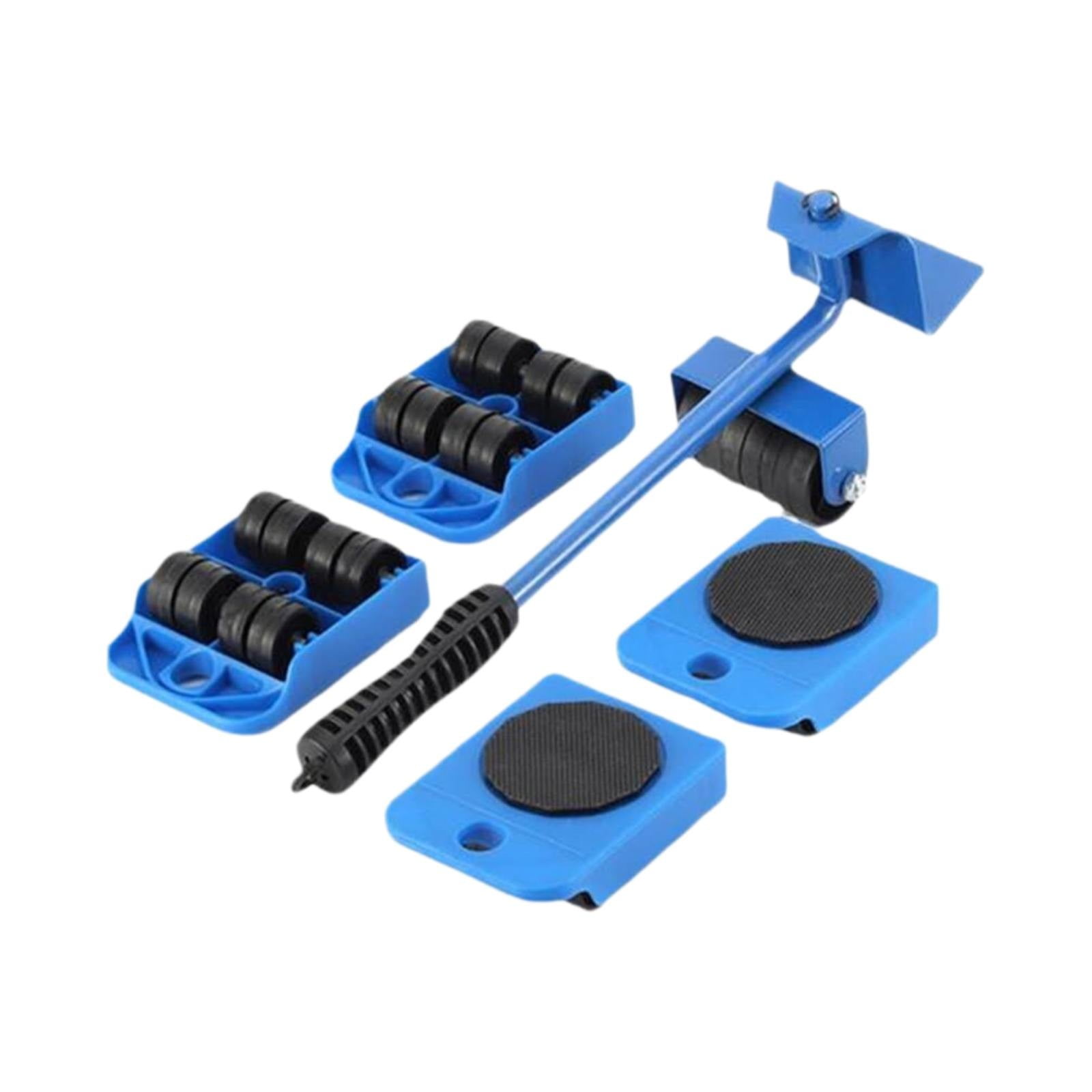MOQIN Furniture Lift Mover Tool Set with Adjustable Height Lifting Tool Lever & 4 Wheels, Furniture Mover Dolly Furniture Lifter Moving Sliders for Moving Heavy Furniture