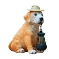 thumbnail image 1 of MOQIN Garden Dog Statues, Adorable Resin Dog Figurines with Hat and Solar LED Lights, Puppy Decorations Outdoor Solar Light for Yard Patio Lawn Porch, Ornament Gift, 1 of 8