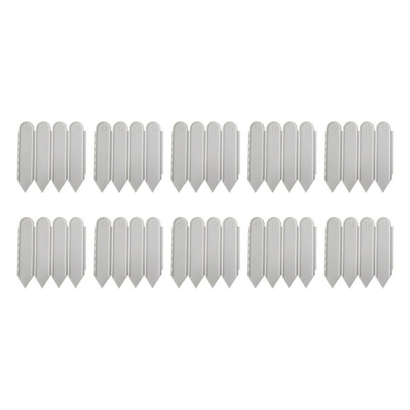 MOQIN 8.6 in Tall Black Garden Edging Borders,6.6Ft No Dig Landscaping Edging, 4 Pcs Plastic Interlocking Decorative Garden Fences Edging, Lawn Edge Flower Bed Border for DIY Patio Walkways Yard