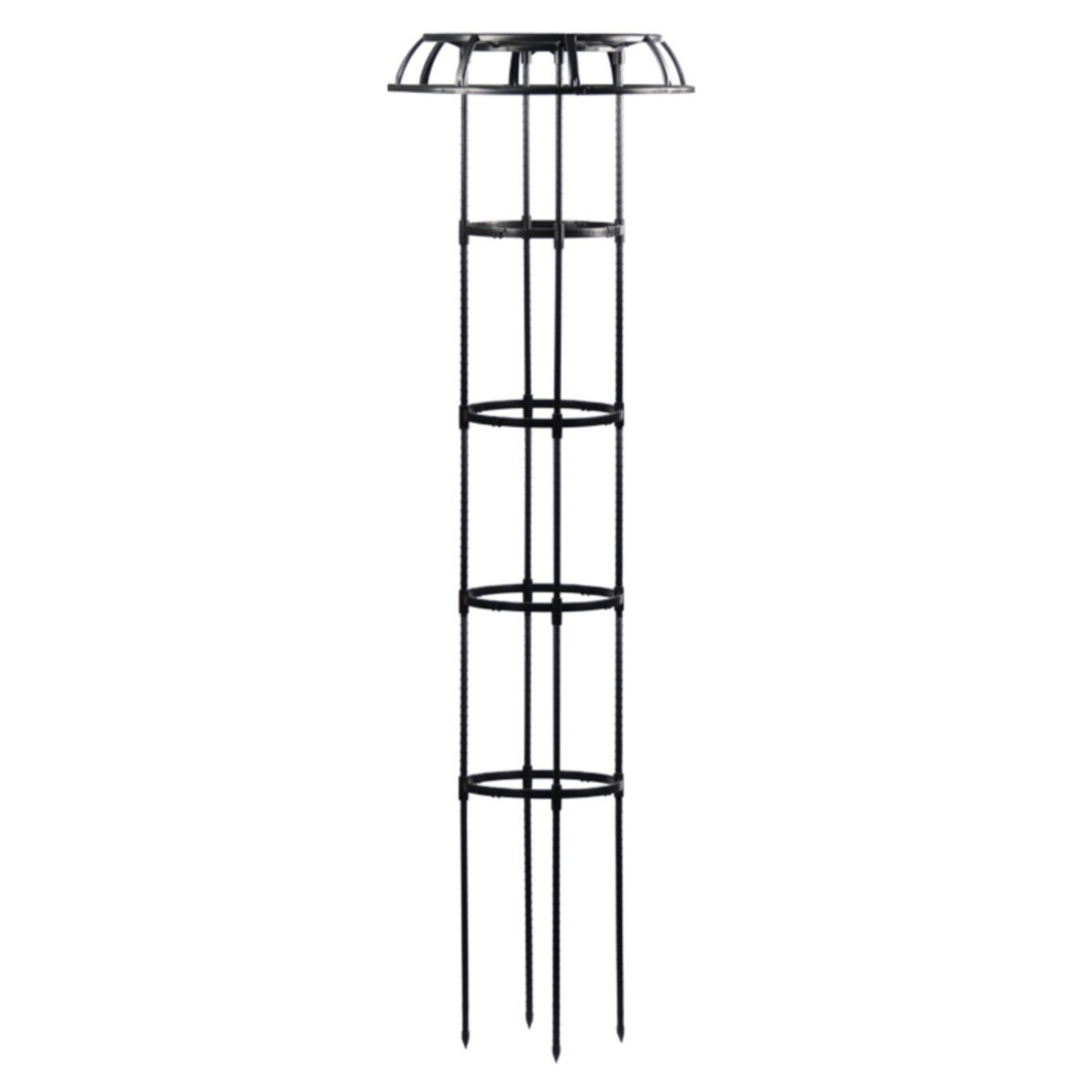 MOQIN Garden Trellis for Climbing Plants Outdoor, 2 in 1 Plant Cages & Supports for Vines Crop, Plant Trellis Support for Potted Plants Climbing Vine Rose Clematis Vegetable Trellis, 1 Pack