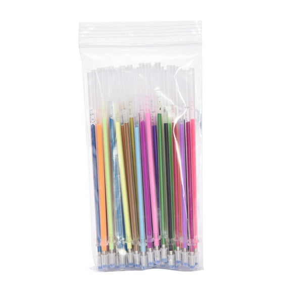 MOQIN Glitter Gel Pens,12-100 Pack -0.8mm Medium Point Glitter Markers Colorful Smooth Writing Neon Pen for Crafting, Doodling, Drawing, and Adult Coloring Book