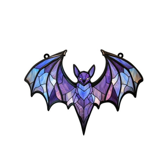 MOQIN Glow in The Dark Halloween Wall Decor, Luminous Spooky Ghost Skull Skeleton Acrylic Window Hanging Ornament for Living Room Kitchen Halloween Decorations (Ghost, 8"/20cm)