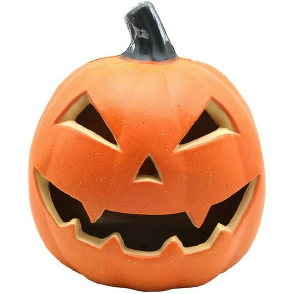 MOQIN Halloween Decoration, 1pcs Halloween Light up Jack-o Lantern,Halloween Pumpkin Lantern Decorations with LED Light for Indoor Outdoor Tabletop Decorations Props