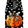 thumbnail image 1 of MOQIN Halloween Decorations Ghost Pumpkin Cat Boo Halloween Table Runner, Bat Seasonal Fall Kitchen Dining Table Decoration for Home Party Decor 13x108 Inch, 1 of 7