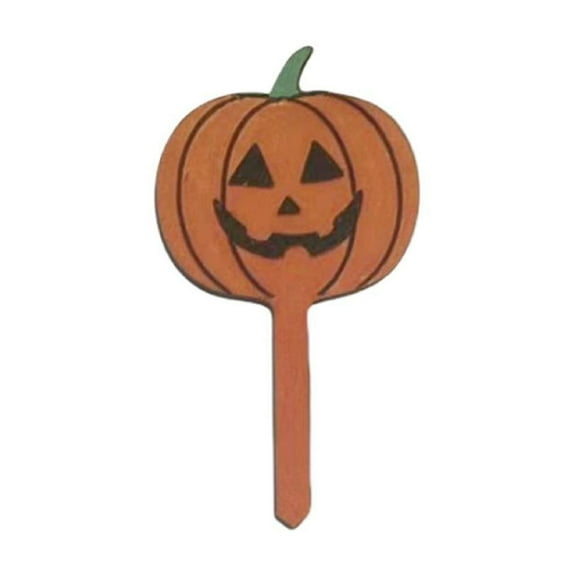 MOQIN Halloween Decorations Outdoor Yard Signs Mini Wooden Pumpkin Ghost Yard Stake Signs for Garden Lawn Trick-or-Treating Outdoor Decor Party Supplies