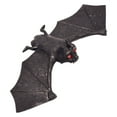 thumbnail image 1 of MOQIN Halloween Hanging Bats, Rubber Bats,Realistic Looking Spooky Bats,Flying Bats Halloween Decoration,Halloween Decorations Rubber Vampire Bats Wall Decor for Haunted House Party,1 Pack, 1 of 9