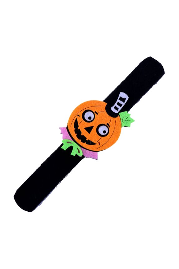 MOQIN Halloween Slap Bracelet, Slap Bracelet Wristbands with Spider Pumpkin Ghost Zombie Bat Witches Design Snap Bracelet for Kids Party Favors Toys Prizes Goodie Bags Fillers