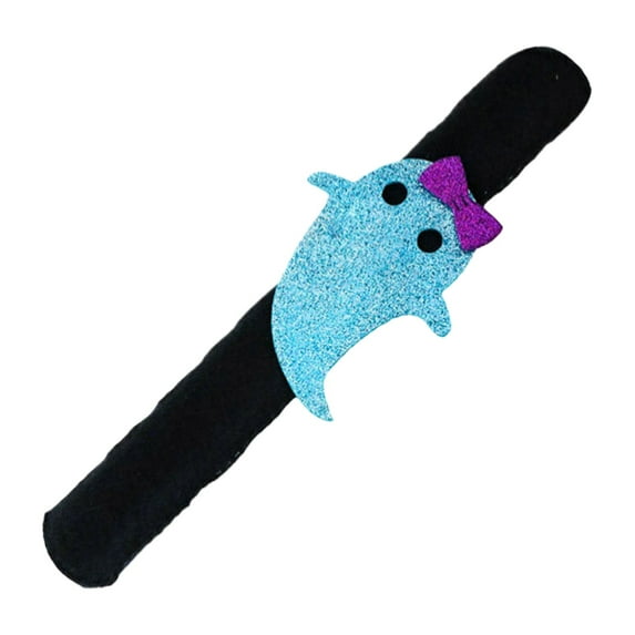 MOQIN Halloween Slap Bracelet, Slap Bracelet Wristbands with Spider Pumpkin Ghost Zombie Bat Witches Design Snap Bracelet for Kids Party Favors Toys Prizes Goodie Bags Fillers