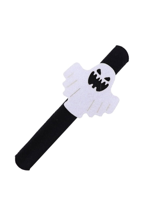 MOQIN Halloween Slap Bracelet, Slap Bracelet Wristbands with Spider Pumpkin Ghost Zombie Bat Witches Design Snap Bracelet for Kids Party Favors Toys Prizes Goodie Bags Fillers