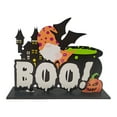 thumbnail image 1 of MOQIN Happy Halloween Table Decorations, Pumpkin Table Centerpieces Boo Sign Wooden Candy Day for Halloween Party Dinner Coffee Table Topper Tier Tray Room Decor, 7 x 6 Inch, 1 of 8