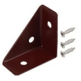 thumbnail image 1 of MOQIN Heavy Duty Gusset Joints, Triangular Corner Code, Bracket Corner Brace Bracket Fasteners, Furniture Shelf Support Joint Fasteners for Table, Chair Cabinet Bed Stabilization, 1 of 9