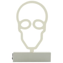 MOQIN LED Neon Bat Lights Halloween Decorations, Ghost Witch BOO Shape Neon Signs Night Lights Battery Operated Desk Table Lamp for Bedroom, Bar, Wall, Spooky Decor-Bat with Holder Base