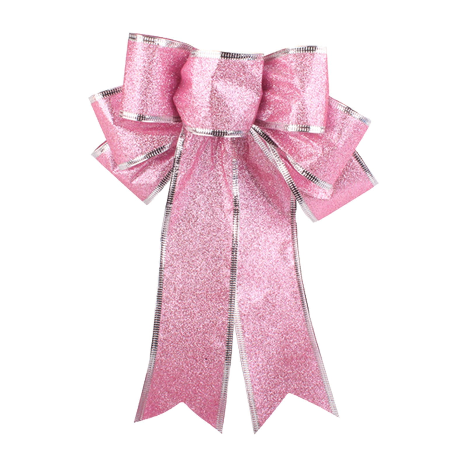 MOQIN Large Christmas Wreath Bow Decor, Christmas Tree Topper Bow ...